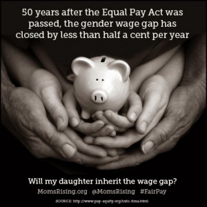 Equal Pay Hands 50 Year
