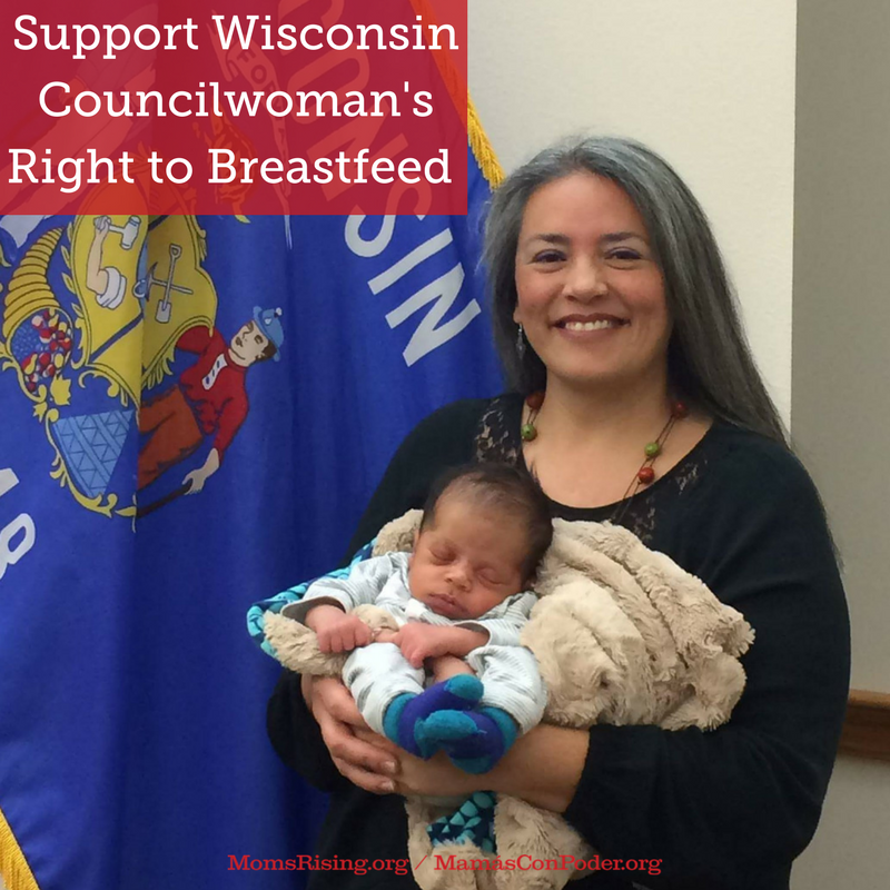 We Stand Up For Eau Claire City Councilmember's Right to Breastfeed MomsRising