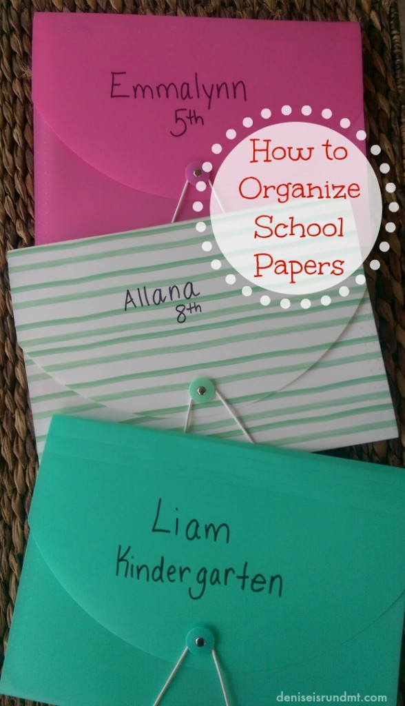 How to Organize School Papers BacktoSchool MomsRising
