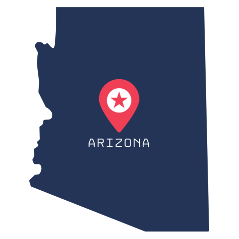 Shape of the state of Arizona