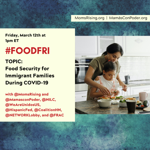 Food Security for Immigrant Families During COVID-19 Tweetchat