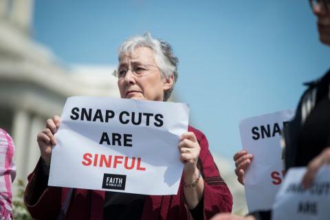 SNAP cuts are sinful