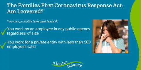[IMAGE DESCRIPTION: A graphic image about the Families First Coronavirus Response Act.]