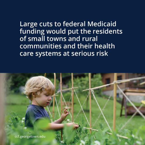 Large cuts to Medicaid funding put rural communities and their health care systems at serious risk