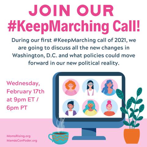 February 2021 KeepMarching call