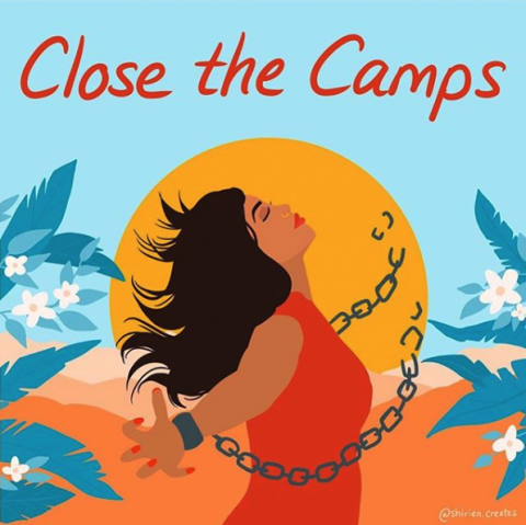 Close the Camps illustration