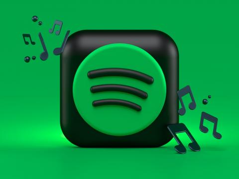 Spotify 3d icon concept