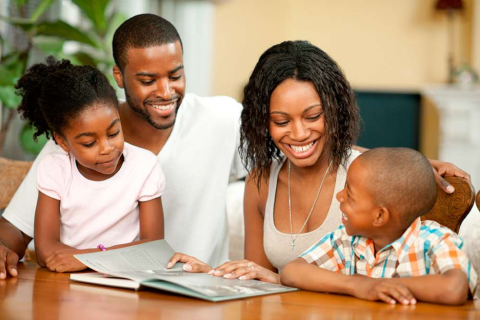 family reading