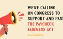 Graphic advocating for Latina Equal Pay Day and equal pay for Latinas