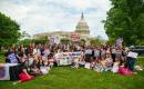 MomsRising's/MamásconPoder's Mother Day event demanding Congress put families over billionaires