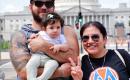 MomsRising member Kat with her family