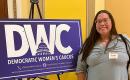 Victoria Fuller at the Democractic Women's Caucus Roundtable
