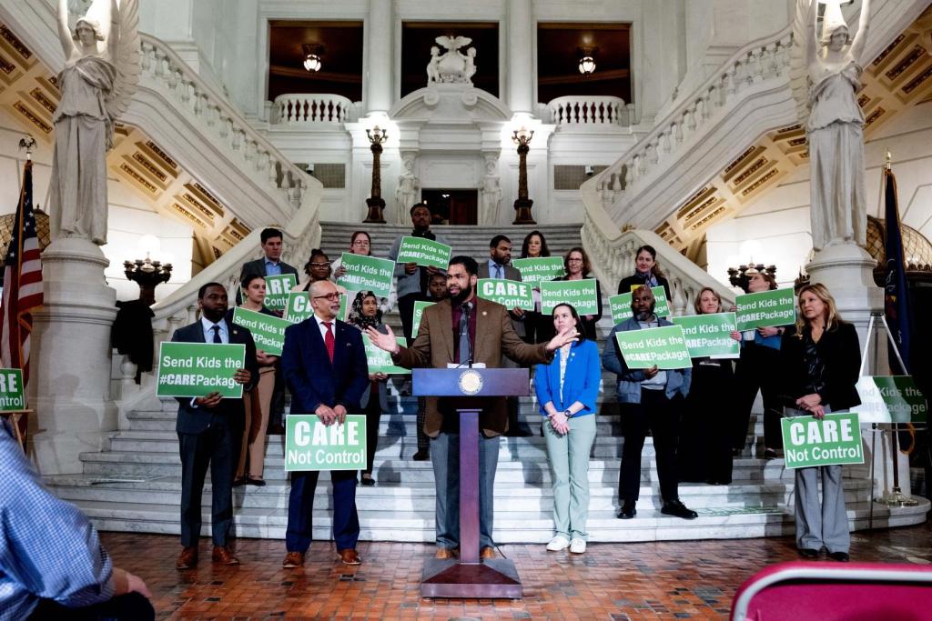 Six PA House Democrats from across the state held a news conference at the state Capitol announcing 