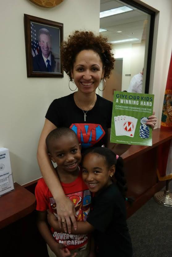 CHIP stories delivered to Congressman's office