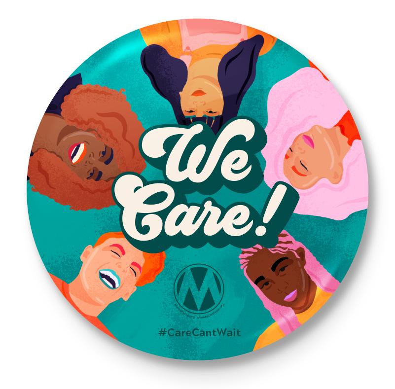 We Care Button 