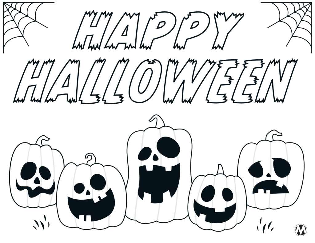 Halloween Coloring Sheet