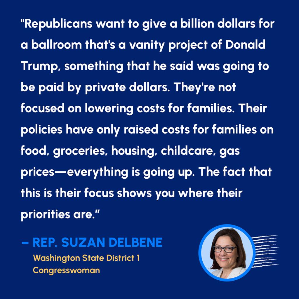 U.S. Rep. Susan DelBene quote on federal budget priorities and the Child Tax Credit.