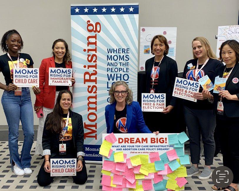 MomsRising staff at Women's Convention 2022