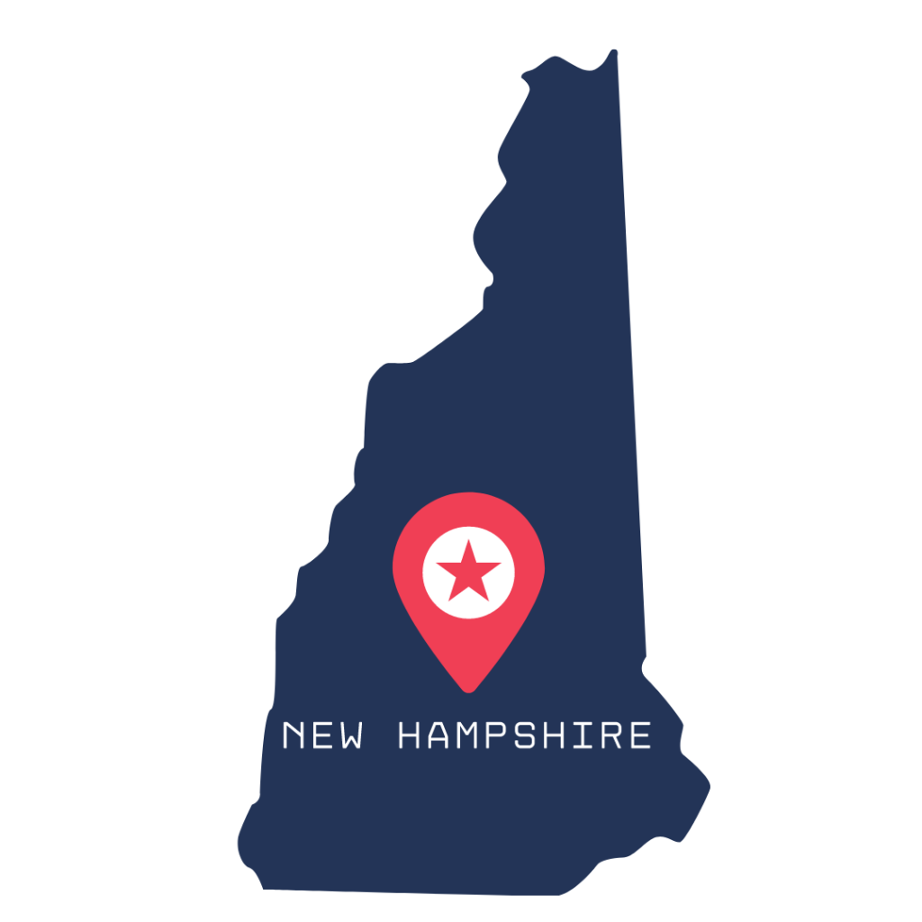 [IMAGE DESCRIPTION: A graphic image of the state of New Hampshire.]