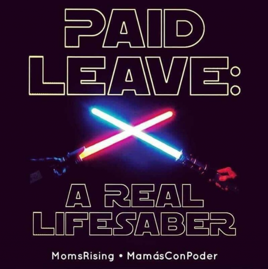 May the Fourth Instagram post supporting Paid Leave for All