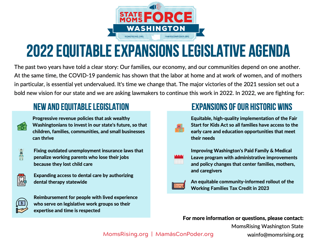 2022 WA Legislative Agenda