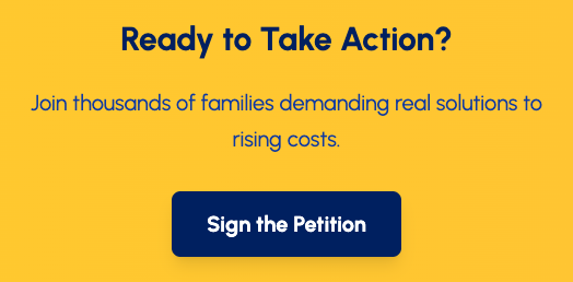 sign the trumpflation petition graphic