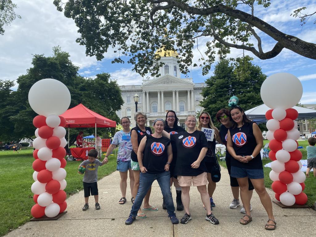 MomsRising Granite State Fellows are building a welcoming community for caregivers. 