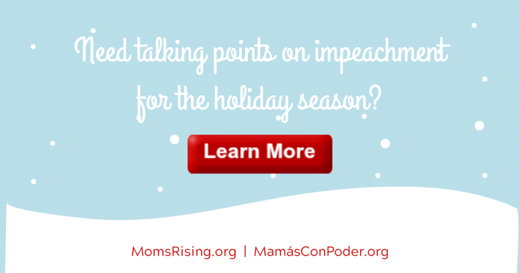 Need talking points on impeachment for the holiday season?