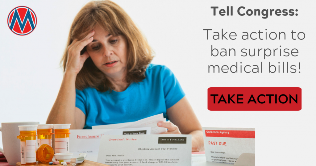 Tell Congress: Take action to ban surprise medical bills!