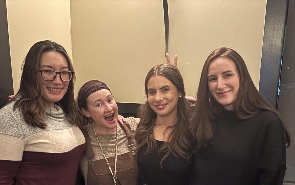 MomsRising NH Team: Nancy, Lauren, Alyssa, and MacKenzie