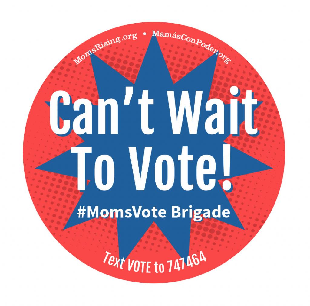 MomsVote button