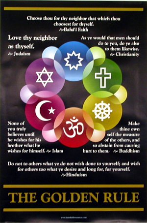 The Golden Rule expressed by the world's faiths
