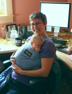 Amanda and Teagan at the W.S. Badger Company (Photo by Kelli Strickland)