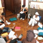 Women gather for doula training at Freebrook Spaces in Brooklyn, NY.