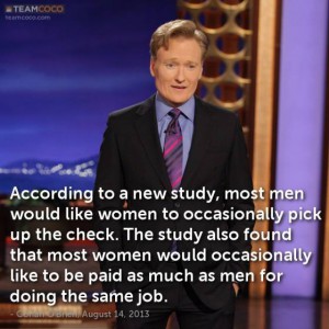 Conan O'Brien on fair pay