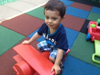 Enzo at daycare | MomsRising.org