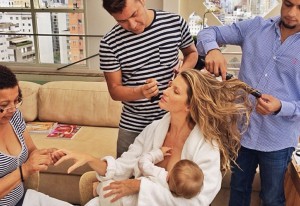 gisele-breastfeeding