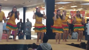 Dancers celebrate at MomsRising's MLK Day event in Durham, NC.